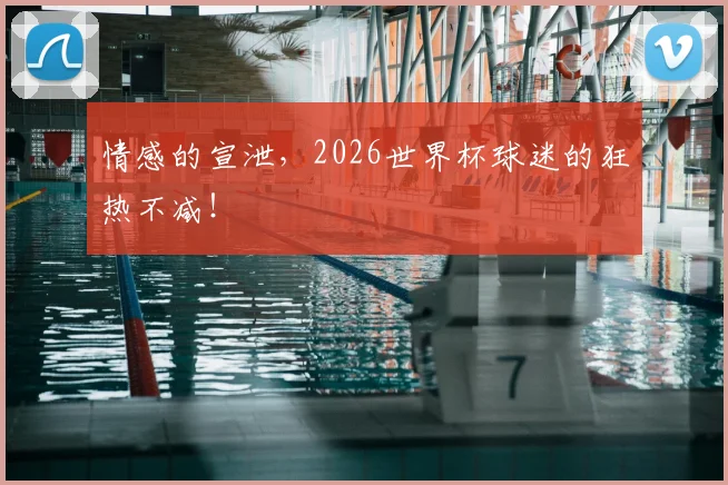 情感的宣泄,2026世界杯球迷的狂热不减!