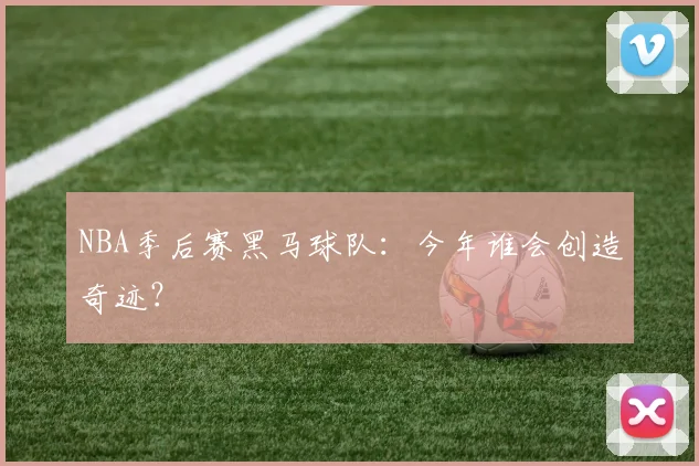 NBA季后赛黑马球队:今年谁会创造奇迹?